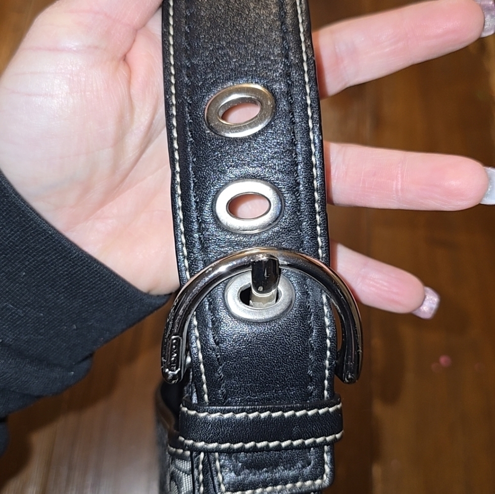 COACH Vintage Coach Soho Jacquard Canvas Shoulder Bag - Picture 7 of 17